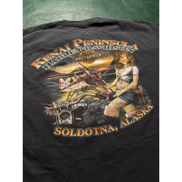 Rare 1990's Harley-Davidson Alaska Tee/ Size XL/ Great Condition - Picture 3 of 5